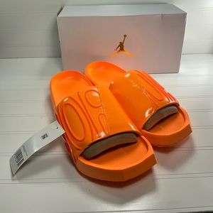 New Womens Jordan Nola Slides Bright Citrus 🍊